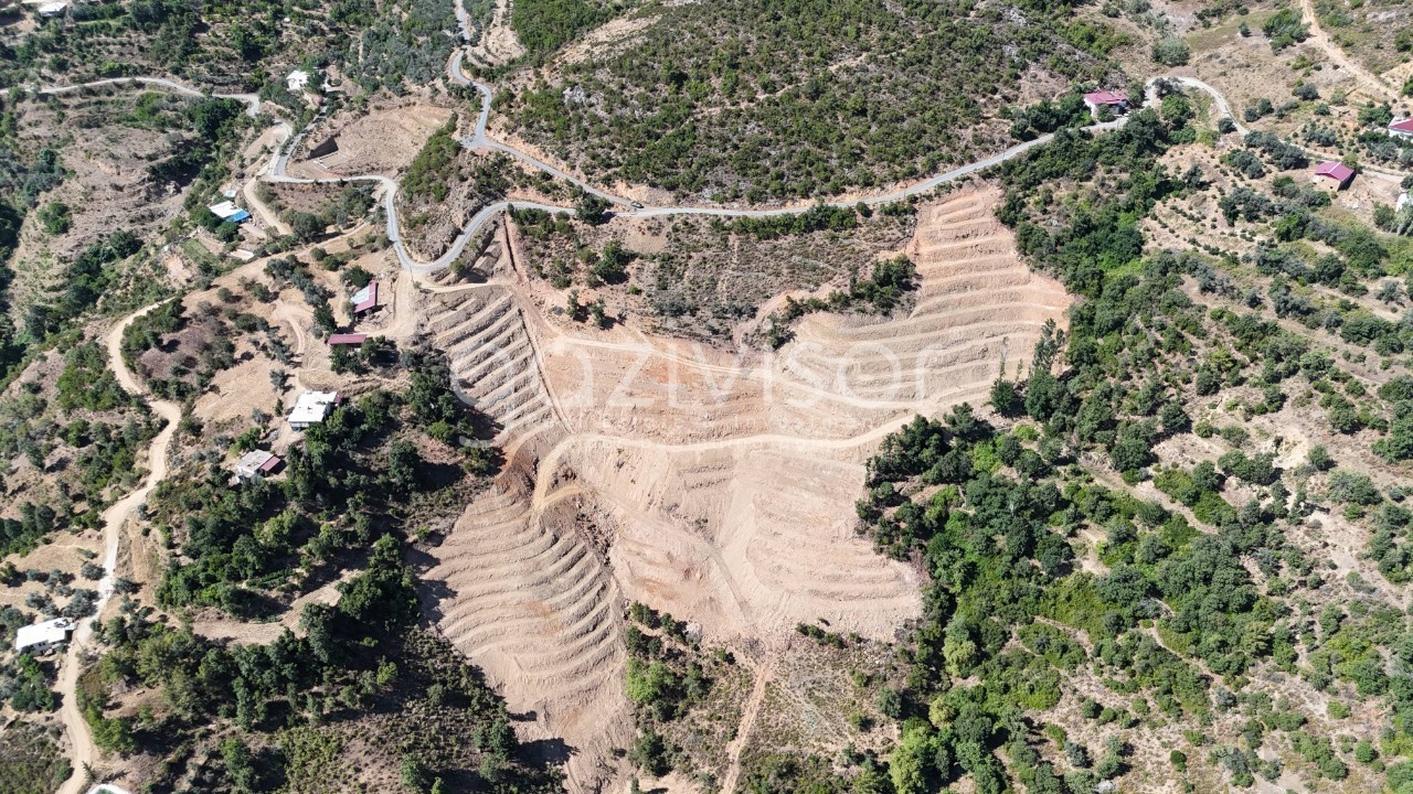 GAZİPAŞA GÖÇÜK KÖYÜ YOLA CEPHE YERLEŞİM YERİ İÇİNDE TARLA